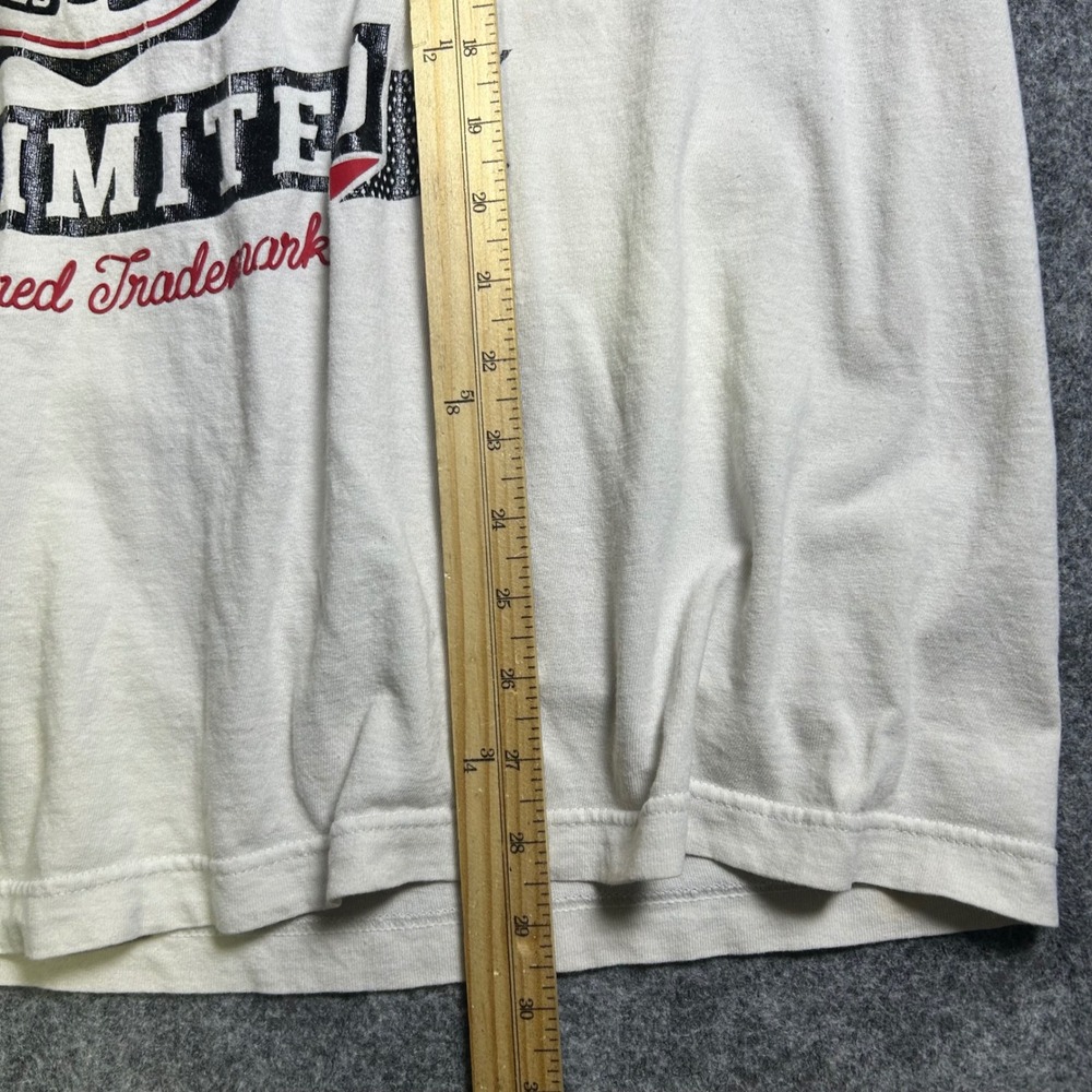 Ecko Unltd Graphic T-Shirt Cream Red Black Rhino Logo Y2K Skater Size 2XL - Picture 4 of 8